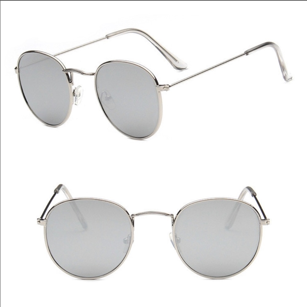 RETRO ROUND COLORED AVATAR SUNGLASSES - Picture 8 of 8